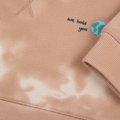 Babies Beige Batic Sweatshirt & Pants Set