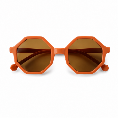Baby Exagon Brown Sunglasses