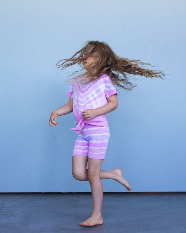 Bamboo Biker Short, In Peony - 4 Y image