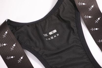 Close up wash label cargo bib shorts - Lyvo Cycling