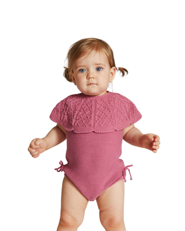 Cherry Bib Collar Romper image 0