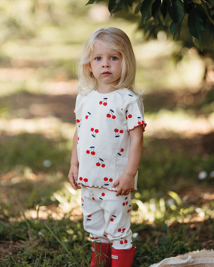 Cherry Tshirt Tights Set image 0