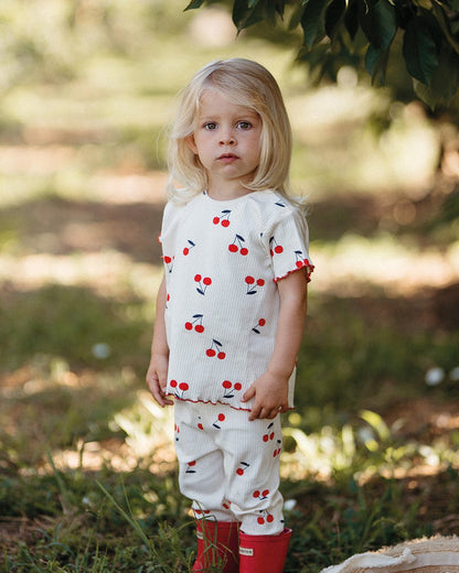Cherry Tshirt Tights Set image 0