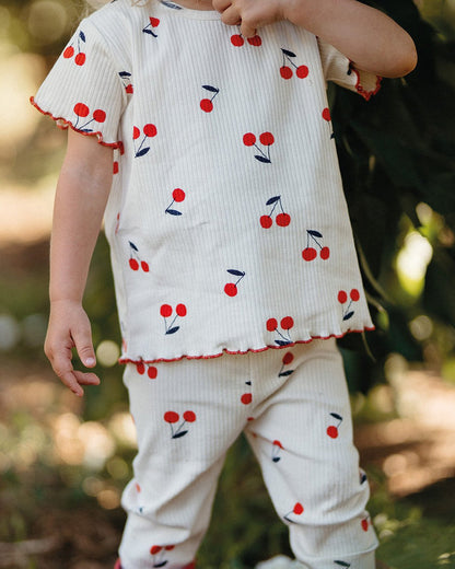 Cherry Tshirt Tights Set image 4