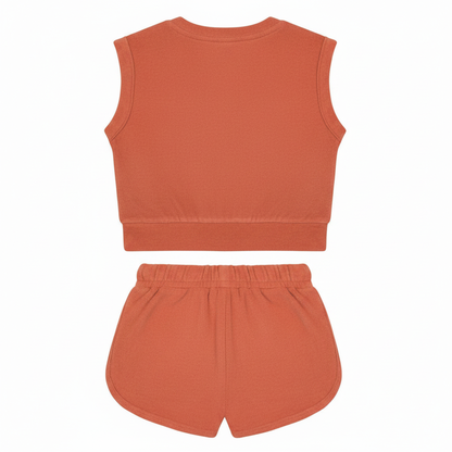 Coral Towel Short Set
