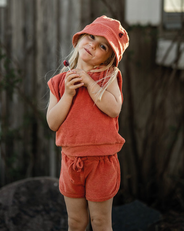 Coral Towel Short Set image 0
