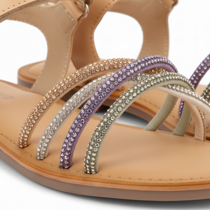 Coryell Leather Sandals For Girls