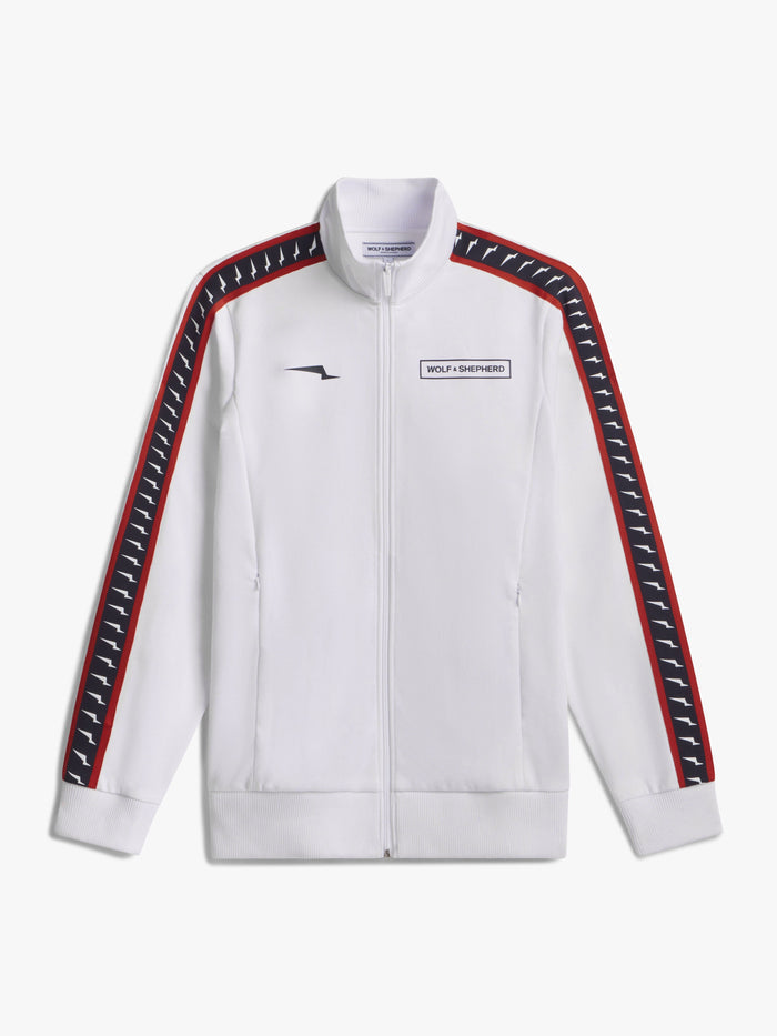Americana // front view with striped trim
