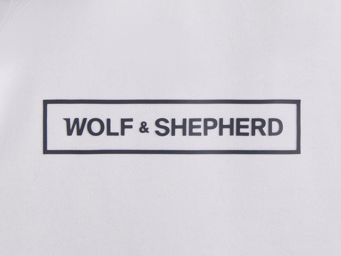 Americana // Wolf & Shepherd wordmark logo close-up