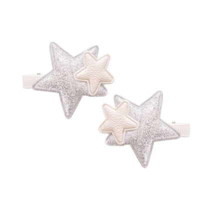 Double Star Clip Set Amira | Galaxy/Moonbeam image 0