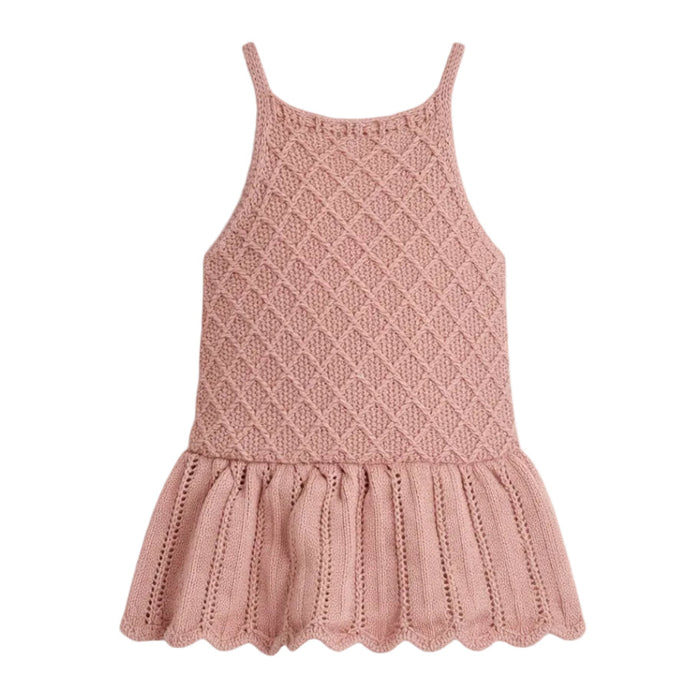 Dusty Pink Skirt Romper