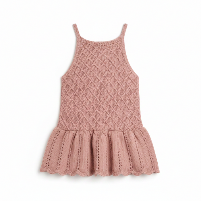 Dusty Pink Skirt Romper