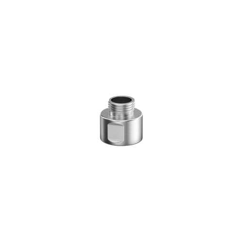 A product shot of the G half inch shower hose adapter.