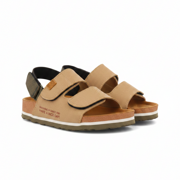 Gerais Boys Beige Footbed Sandals image 0