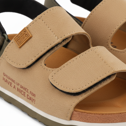 Gerais Boys Beige Footbed Sandals
