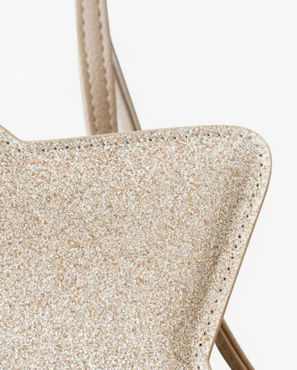 Glitter Star Bag | Champagne Gold image 3
