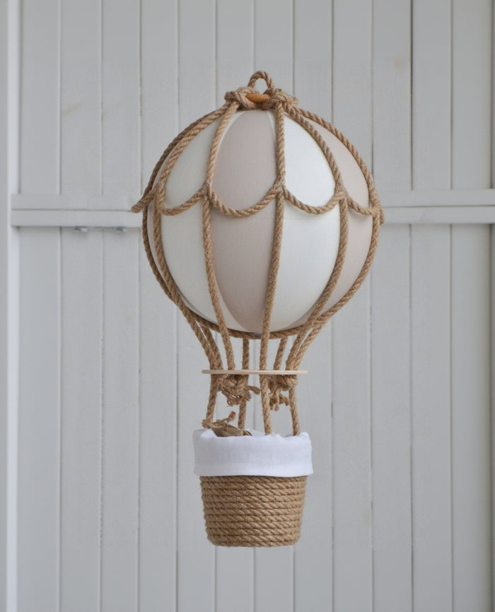 Hot Air Balloon For Nursery (Size XS) - Beige image
