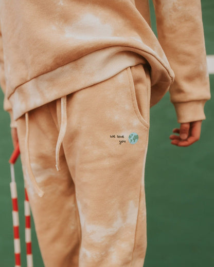 Kids Beige Batic Sweatshirt Set image 4