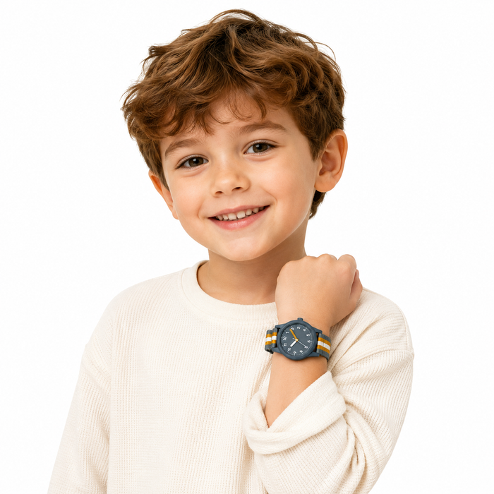 Kids Watch - Stripes - Blue Spruce