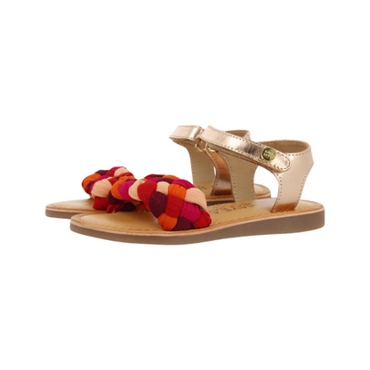 Lailly Girls Sandals With Fuchsia Vamps image 0