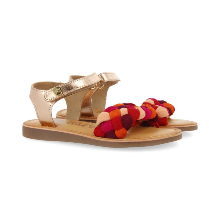 Lailly Girls Sandals With Fuchsia Vamps - Pink, 30 image