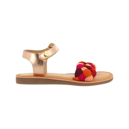 Lailly Girls Sandals With Fuchsia Vamps image 1