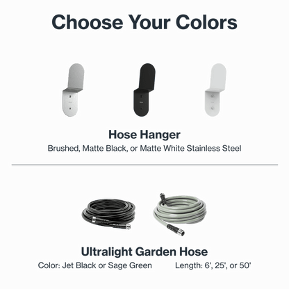 Minimalist Hose Storage Duo