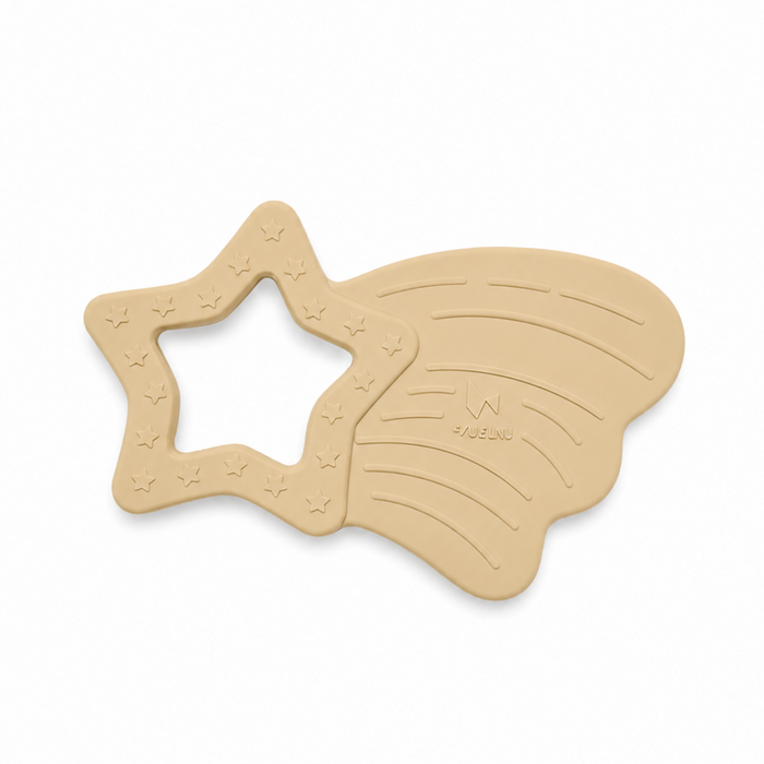 Natural Rubber Teether - Shooting Star