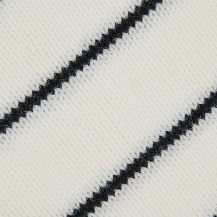 Navy Striped White Knit Playsuit