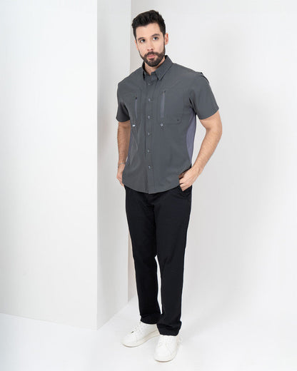 Pantalón Golf Albatros, Negro, detalle, fit Regular, Poliéster, uso versátil
