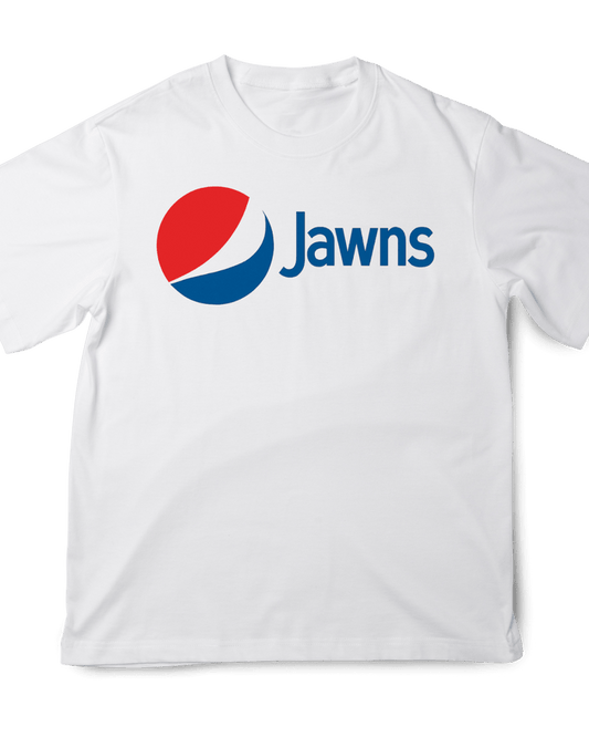 Pepsi Jawns - Original Jawns - White T-Shirt - T-Shirt - Jawns on Fire Sneakers & Shoes