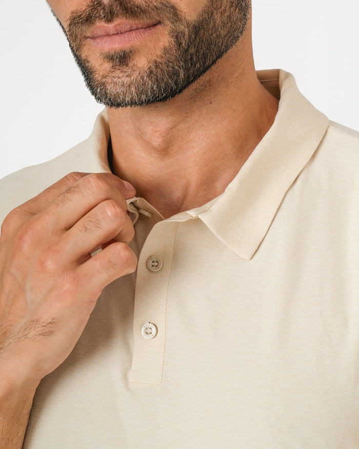Playera Tipo Polo MAJA® Jaspe