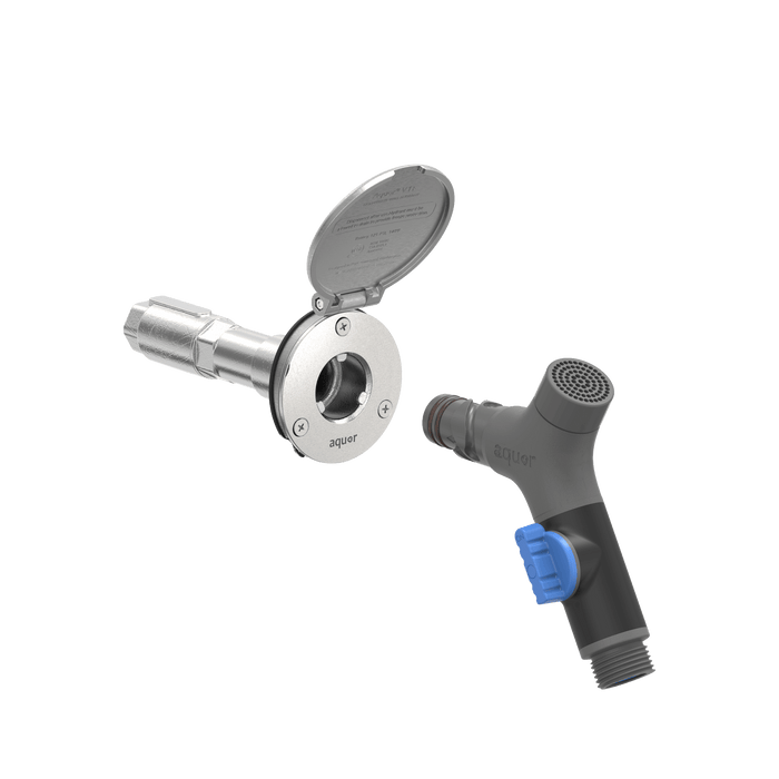 Premium House Hydrant V1+ - Brushed Stainless Steel