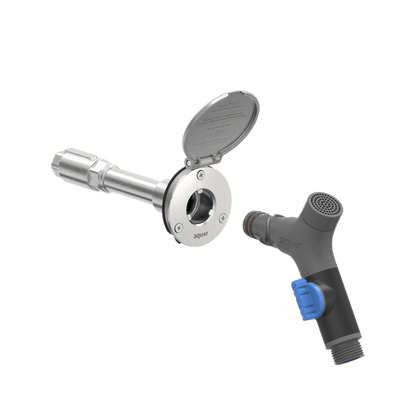 Premium House Hydrant V1+ - Brushed Stainless Steel
