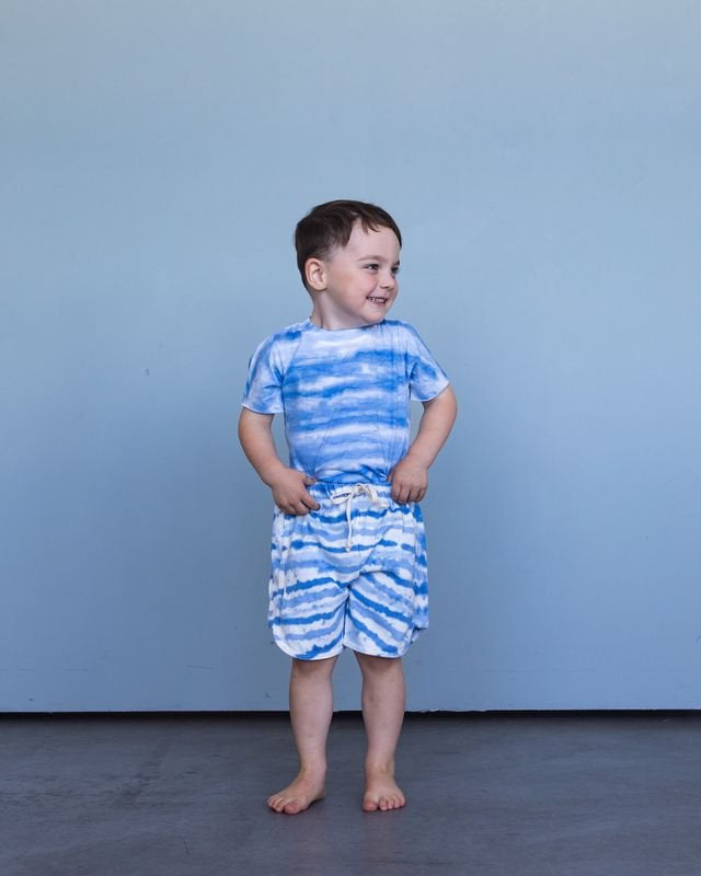 Raw Hem Classic Tee, In Rainwater image 0