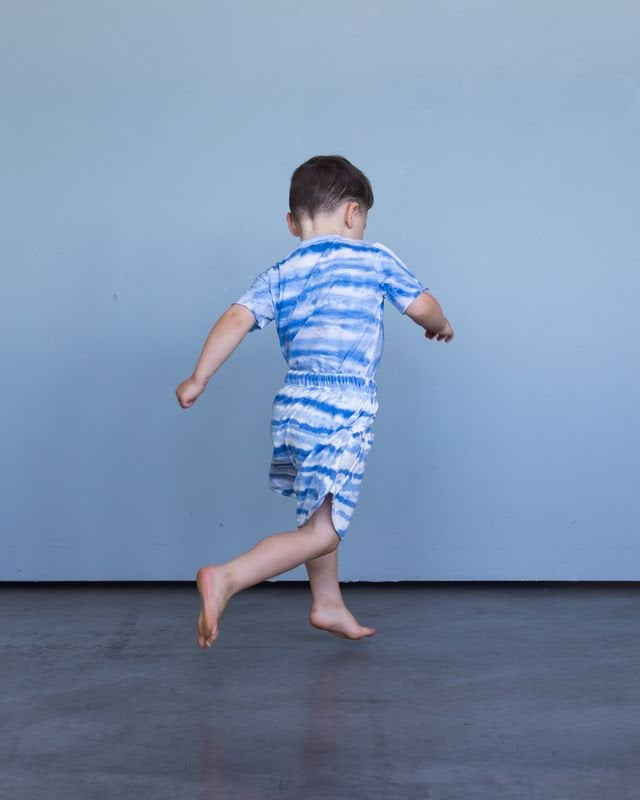 Raw Hem Classic Tee, In Rainwater image 2