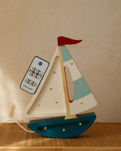 Sailboat Lamp Teal image 3