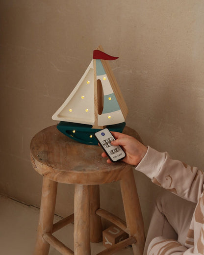 Sailboat Lamp Teal image 8
