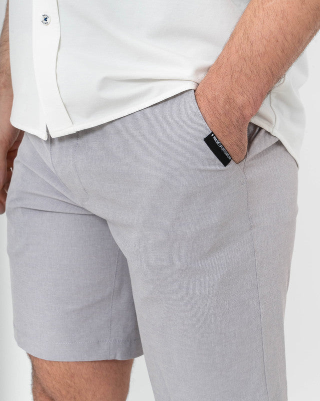 Short MAJA® Origen, Gris, detalle, fit Regular, Poliéster, con Repelente al agua, cómoda para entrenamiento