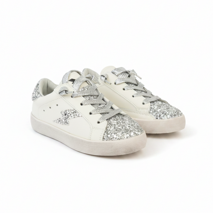 Skylar Glitter Lightning Bolt Sneakers image 0