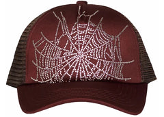 Sp5der Web Trucker Brown - Clothing Accessory - Jawns on Fire Sneakers & Shoes
