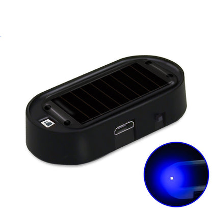 Compact Solar Anti-Theft LED Flashing Lamp