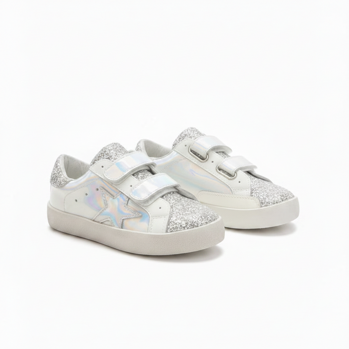 Stormi Iridescent Velcro Sneakers