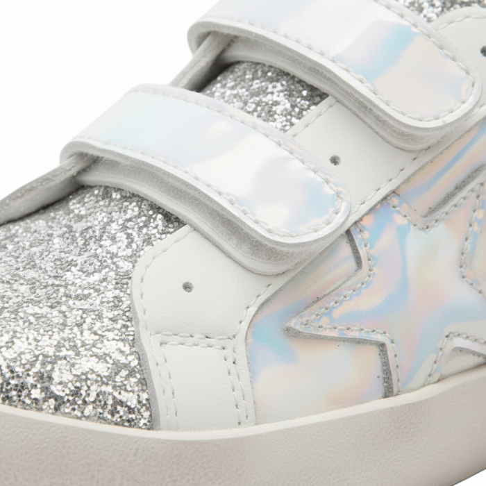 Stormi Iridescent Velcro Sneakers