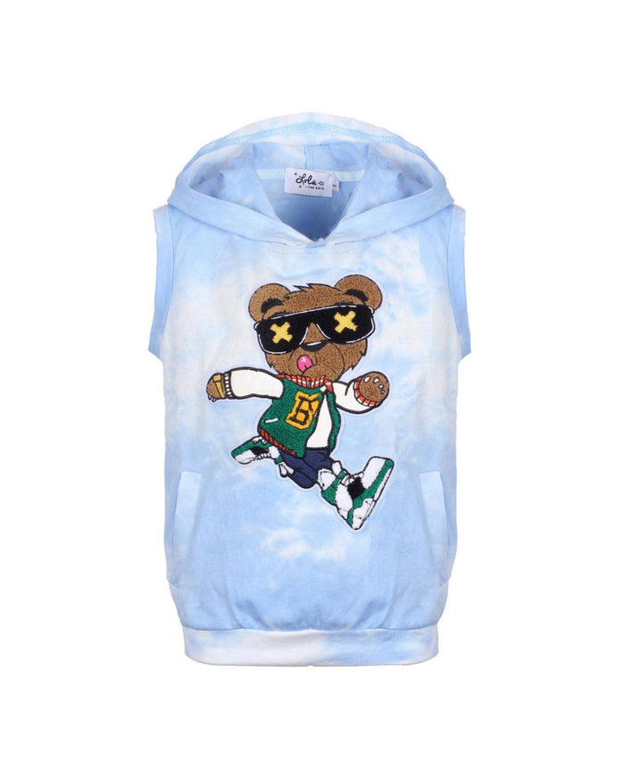 Varsity Bear Tie Dye Hoodie Set image 3
