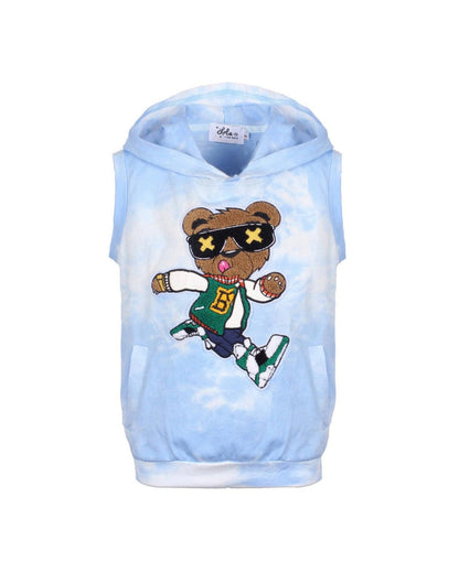 Varsity Bear Tie Dye Hoodie Set image 3