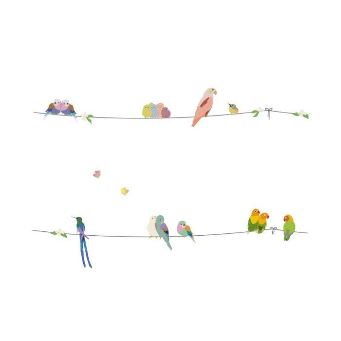 With the birds - Wallborder image 1