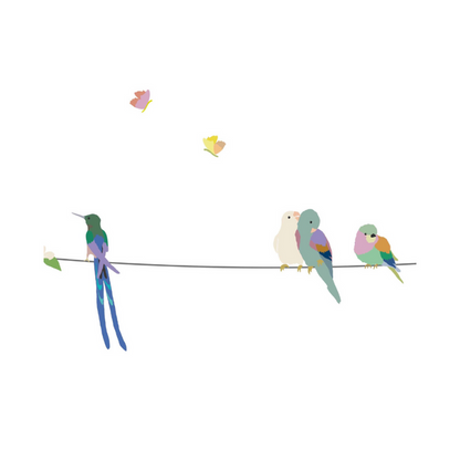 With the birds - Wallborder image 2